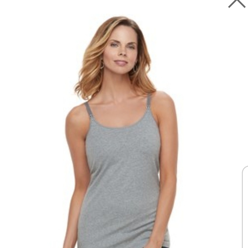 NWT a:glow maternity/nursing cami set